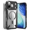 Pancerne Etui MagSafe iPhone 17 Pro Max Ringke Fusion-X Przezroczyste plecki / Czarna ramka